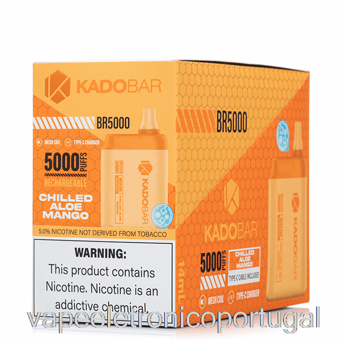Vape Eletrônico [pacote Com 5] Kado Bar Br5000 Descartável